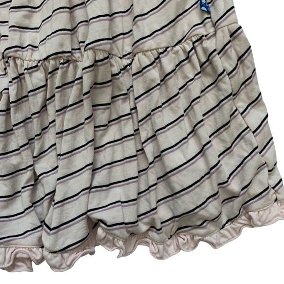 Kickee Pants Bamboo Parisian Stripe Tiered Ruffle Skirt Size 4T - Picture 3 of 5